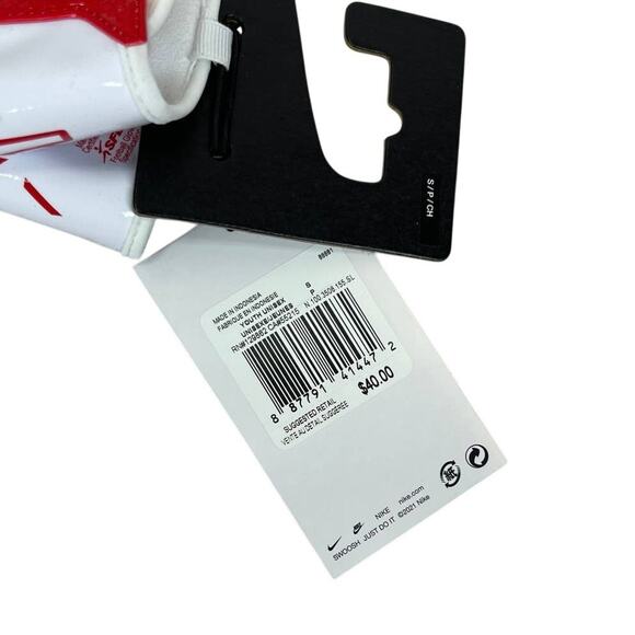 NWT Nike Vapor Jet 7.0 White Red Football Gloves Youth Size Small - Picture 6 of 6